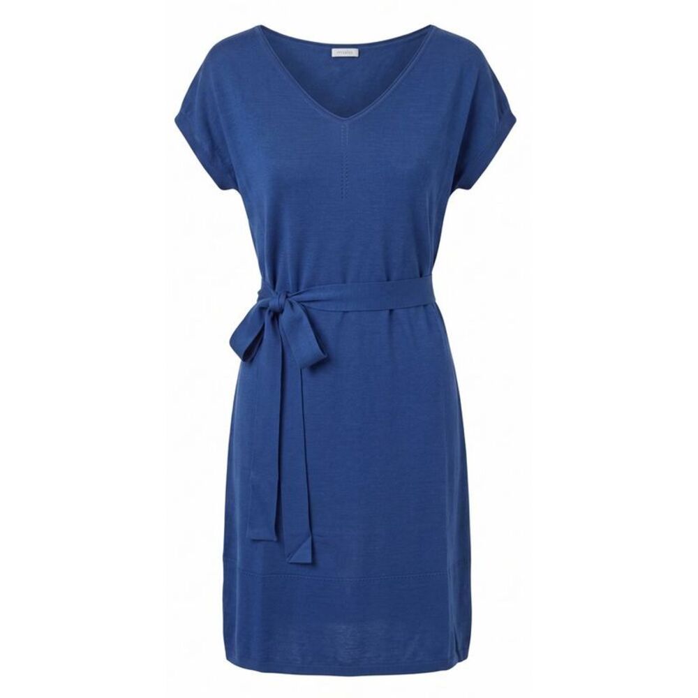Malo Blue Silk Women Women's Dress